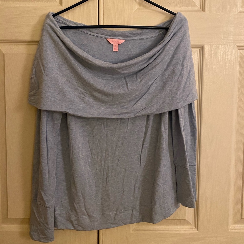 Lilly Pulitzer Belinda pullover in Bennett blue